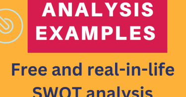 swot analysis examples 2023, free examples of swot analysis frameworks