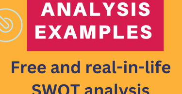 swot analysis examples for students 2024, free examples of swot analysis frameworks