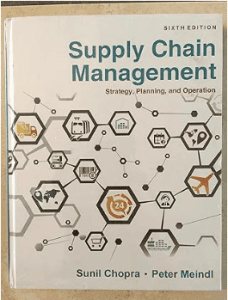 Supply Chain Management Strategy, Planning, and Operation by Sunil Chopra and Peter Meindl, the best book on supply chain management for beginners in 2024.